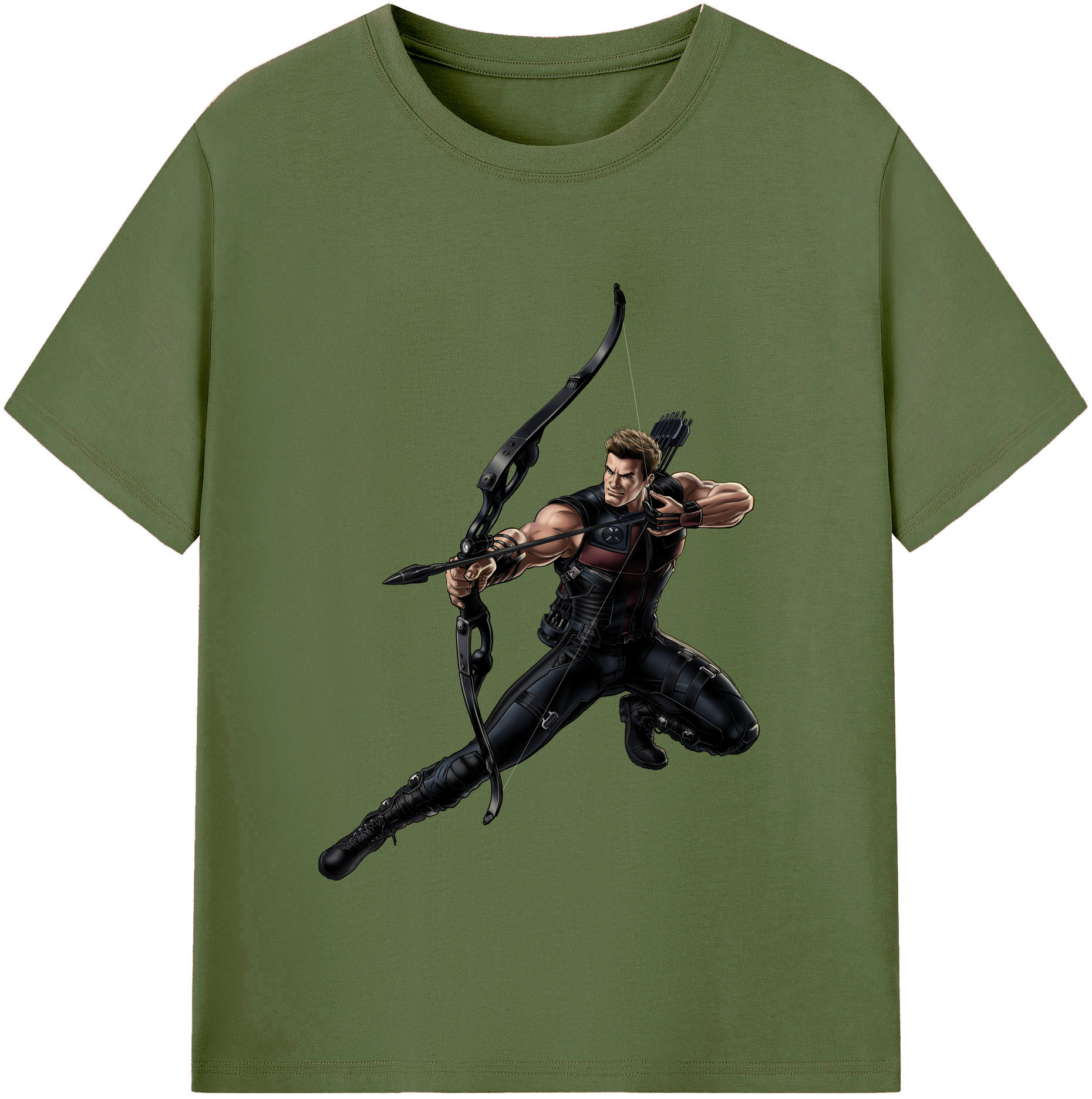 （画像用） アベンジャーズ The Avengers 綿100％半袖Tシャツ（フロントプリント）